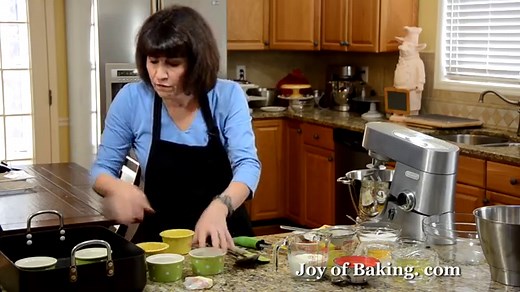 Lemon Sponge Pudding Recipe Demonstration - Joyofbaking.com
