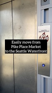 The new Waterfront Elevator and staircase are now open! Easily move from Pike Place Market and Western Avenue to the Seattle waterfront! 🏃‍♂️ The renovation of the Waterfront Elevator is part of the Overlook Walk and reimagined waterfront. That construction is expected to be completed in 2025. 📍 Find the Waterfront Elevator next to the Pike Place Market parking garage on Western Avenue near Madame Lazonga’s Tattoo and Kubode plant shop. #PikePlaceMarket | Pike Place Market