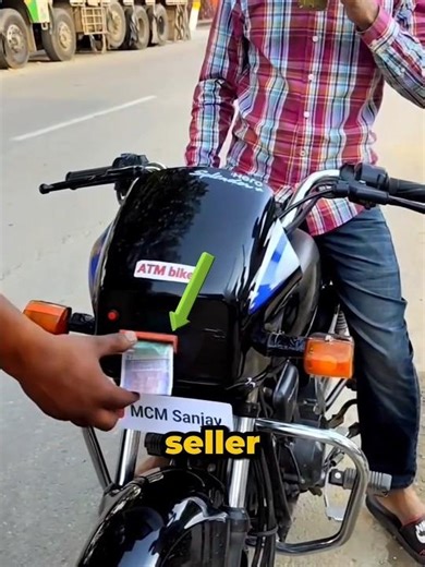 Walking ATM Motorcycle