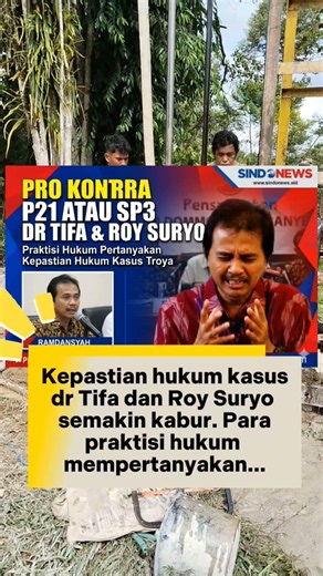 Kepastian hukum kasus Roy Suryo dan dr Tifa semakin kabur...