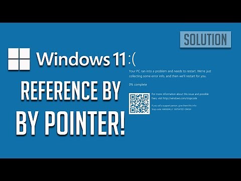 Fix "REFERENCE BY POINTER" BSOD with Error 0x00000018 in Windows 11/10