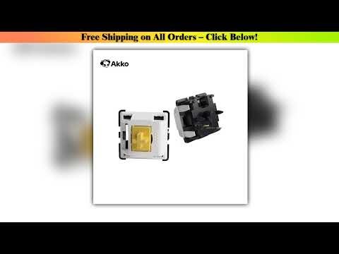 Akko Penguin Switch 5 Pin 50gf tactile Silent Switch For MX Mechanical Keyboard Suitable for