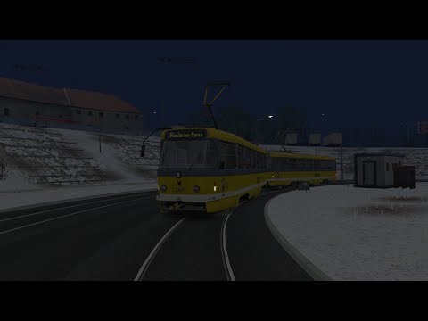 SIMT simulátor linka 4 Slivenec - Holešov s plzeňskou soupravou 260+263