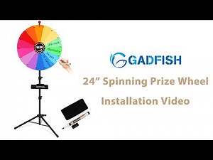 24" Spinning Prize Wheel Installation Video