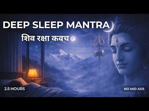 Karpur Gauram Karunavataram | Powerful Shiva Mantra for Deep Sleep & Protection (2.5 Hours)