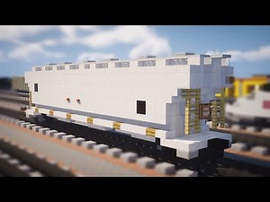 Minecraft TCMX Covered Hopper Car Tutorial