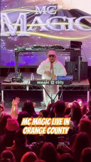 Mc magic and baby bash perform live in Orange County at the garden amp