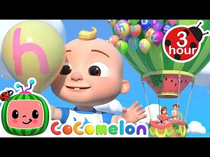 JJ's ABC Balloons Song 🎈 CoComelon | Nursery Rhymes and Kids Songs | 3 HOURS | After School Club