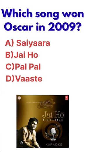 Indian song that won Oscar in 2009🎺 |#shorts#song