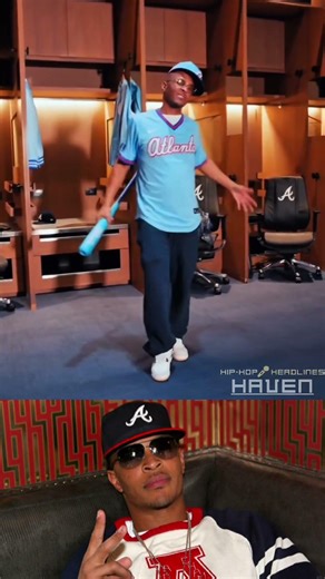 ATL Check-In | T.I.P. x Atlanta Braves Big Stepping! ⚾️🔥 #ti #atlantabraves #shorts
