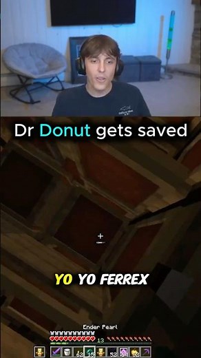 Dr Donut Got Trapped While Signing Their Base… #donutsmp #minecraft #drdonut #funny