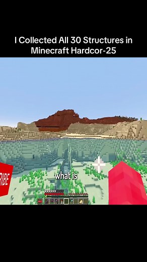 I Collected All 30 Structures in Minecraft Hardcor-25 | minecraft