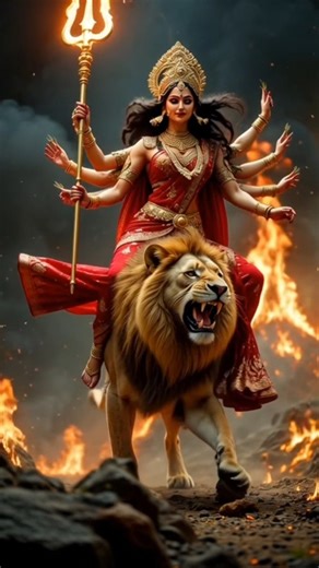 Maa durga status video 4k full screen video🔥// Navratri status🌞☀️🙏 #bhakti #maa #maadurga #durga