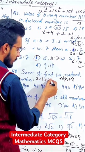 IBA test preparation MCQS #ibapastpapers #pastpapers #intermediatecategory #universityofsindhjamshoro #tiktok