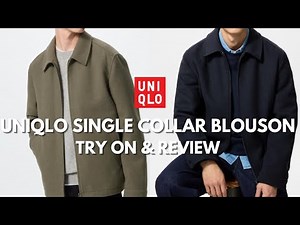 UNIQLO SINGLE COLLAR SHORT BLOUSON | TRY ON & REVIEW