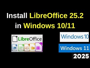 STOP Using Old Office! Install LibreOffice 25.2 on Windows 11 NOW! | MS Office Alternative | 2025