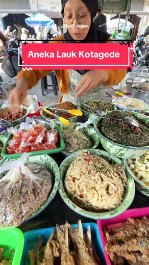 Nemu aneka lauk matengan yang variannya komplit banget. Ada sekitar 24 macam lauk yang diamprah di gerobak kecil 📌 Pasar Legi, Kotagede - Jogja #fyp #RamadanDiTikTok #kotagede #kulinerjogja #jojojajan