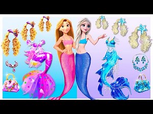 Disney Princesses Become MERMAIDS For A Day
