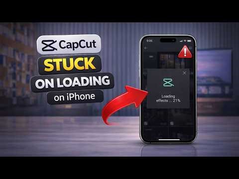 How To Fix Stuck Loading Problem On CapCut App on iPhone | CAPCUT Loading Issues