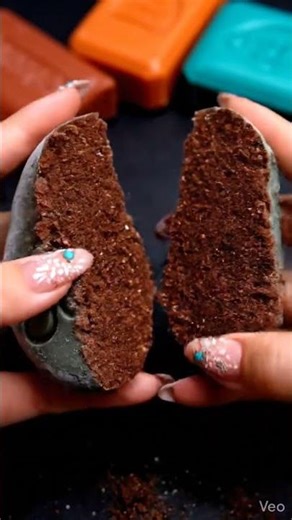 Most Satisfying Olive Green "Soft" Soap Carving 🌿🌑 | ASMR #soapcrushing #relax #satisfying