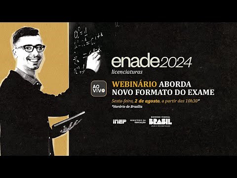 Webinário Enade das Licenciaturas