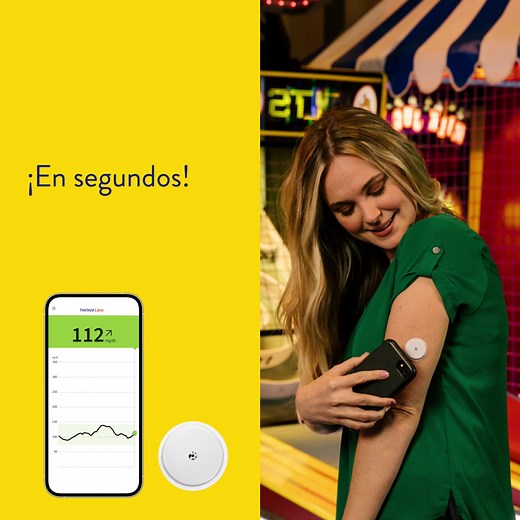 👉🇲🇽 ¡Obtenga toda la información de sus niveles de glucosa de forma fácil y rápida desde su smartphone con la app FreeStyle LibreLink! Usted puede tomar mejores decisiones en compañía de su profesional de la salud. Adquiera su sensor en: www.FreeStyleLibreTienda.com.mx #SaberParaActuar #FreeStyleLibre AVISO LEGAL Ensayo orientativo para el monitoreo de glucosa y cetonas en sangre, sin valor diagnóstico. Recibirá solo un pinchazo en el brazo al momento de colocar el sensor. Sensor Reg. San. 10