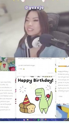 Streamer reacts to her first kudoboard