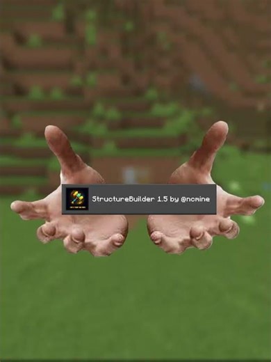 STRUCTURE BUILDER BY ncmine MINECRAFT mod minecraftjava minecraftbedrock addons