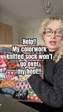 Tips & advice on how to make colorwork socks that fit! #stoneknits #sockknitting #knitting
