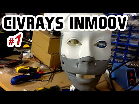 Civrays InMoov - Assembling the Jaw