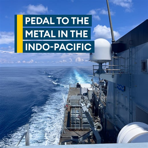 Making waves in the Indo-Pacific🌊 Royal Navy Offshore Patrol Vessel HMS Tamar has undergone propulsion trials. Watch and listen to her power at full throttle📺👇 | Forces News