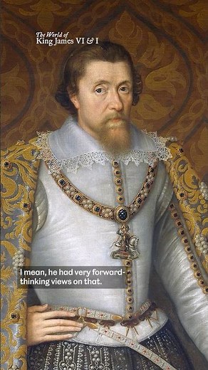 King James, the 'wisest fool' 🧠🙃 #scottishhistory #kingjamesbible #witchtrials