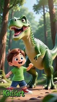 STOMP Like a T-Rex! | Fun Action Song for Kids by KidArt