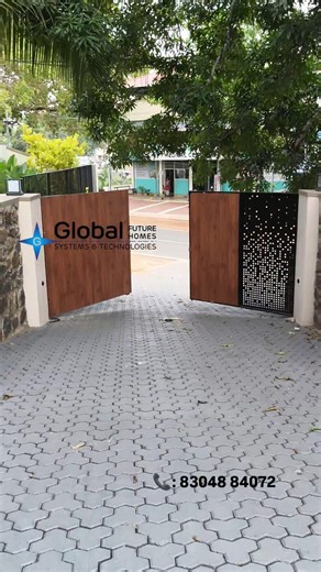 Automatic Arm Swing Gate motor installed at Kunnicode, Punalur 8304884072 #automation #automaticgate