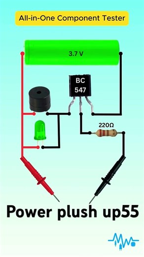 DIY continuity tester in 3D diagram viral short videos
