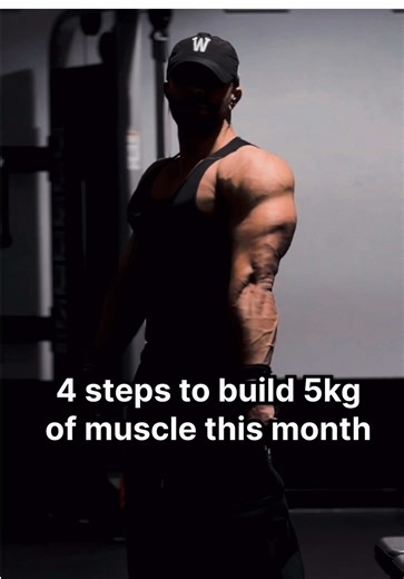 4 steps to build muscle 🐐 . . . 📣 Like | Share | Comment | Follow📣 . . . #gym #fitness #bodybuilding #diet #exercise