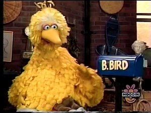 Classic Sesame Street - Big Bird Pretends To Be a Mailbox