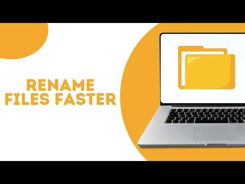 How To Rename Multiple Files At Once ?