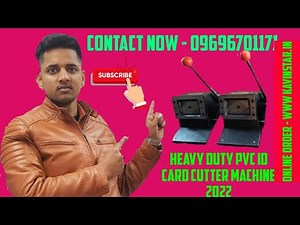 PVC ID Card Cutter Machine Price in India #_09696701171