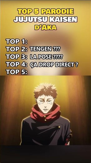 PARODIE DISPO SUR MA CHAÎNE ! #jujutsukaisen #jjk #parodie #gojo #sukuna