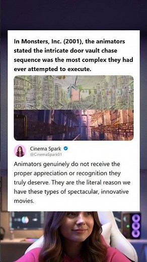 Monsters Inc 2001 Animation Fact Door Vault Chase Was Pixars Most Complex Sequence