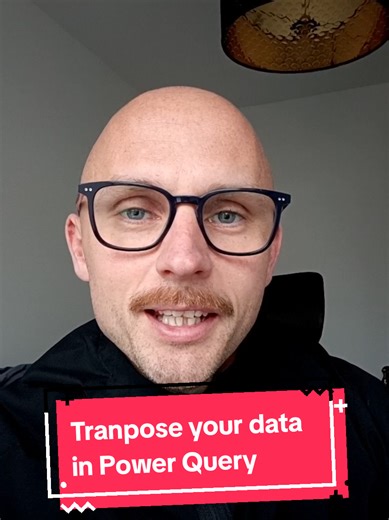 Transpose your table using Excels Power Query #excel_learning #powerbi #powerquery #chatgpt #exceltips #exceltipsandtricks