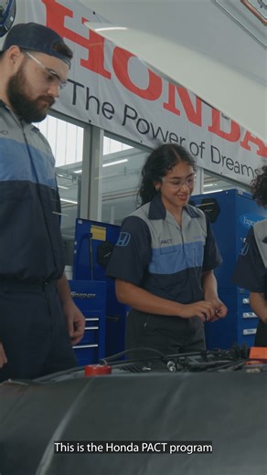 PACT a career-focused technical training program taught by Honda instructors, certifying in automotive repair and maintenance | Honda | Facebook