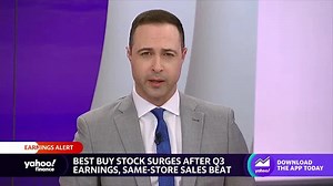 Best Buy stock pops on Q3 earnings beat, improved outlook