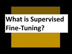 What is Supervised Fine Tuning?