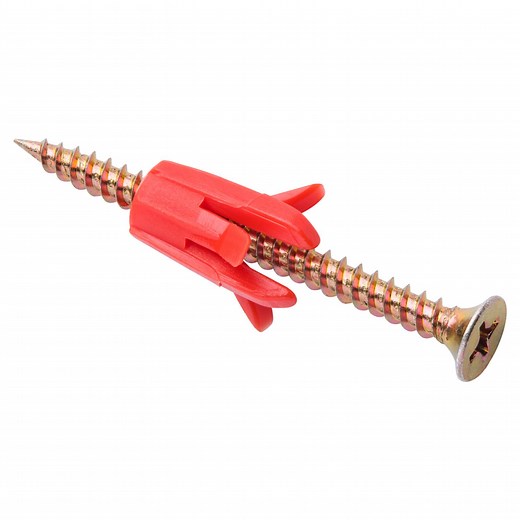Scorpion Wall Plug and Screws - 75 Pack | Scorpion Plug | Hollow Wall Fixings | Voltex Electrical