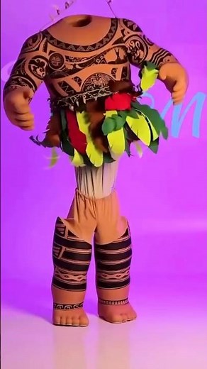 How To Put On Maui Character Mascot Costume