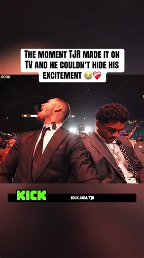 The moment TJR made it on TV and he couldn’t hide his excitement 😭❤️‍🩹 #tjr #timmy #tv