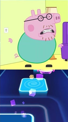 Animation | Funny Moment | Tiles Hop Style #tileshop #peppapig