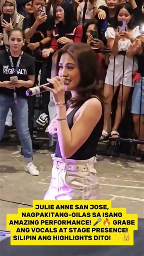 JULIE ANNE SAN JOSE, ANOTHER OUTSTANDING PERFORMANCE! 🎤🔥 #JULIEANNESANJOSE #ASIASTIMITLESSSTAR